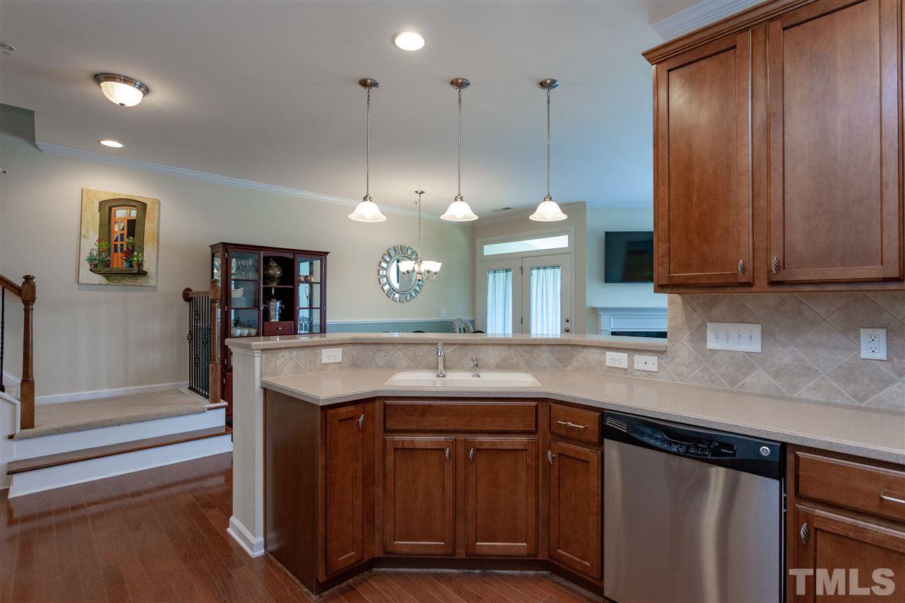 9153 Wooden Road Raleigh, NC 27617 - Photo 6 of 25 Kitchen open to Living Room
