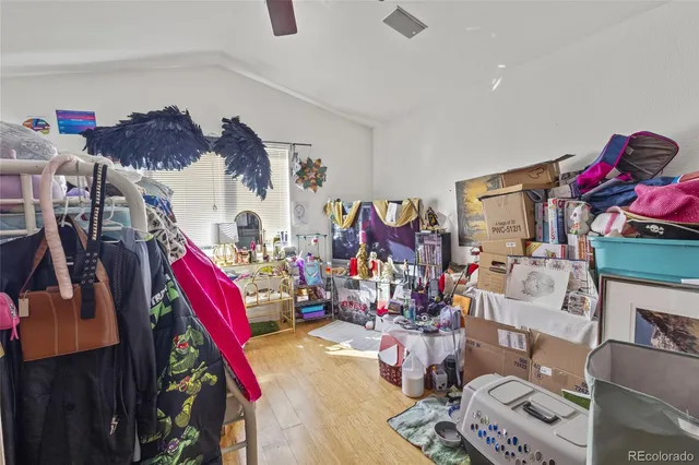 a gym equipment sitting next to a bathroom