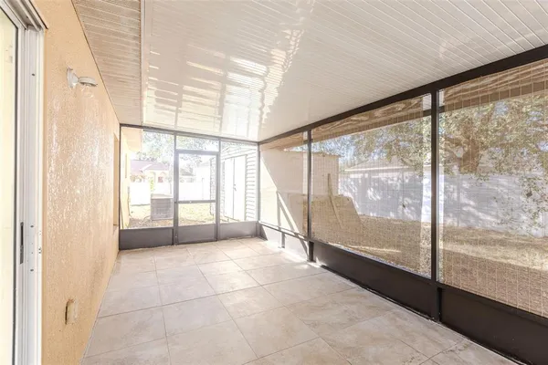 a backyard of a house