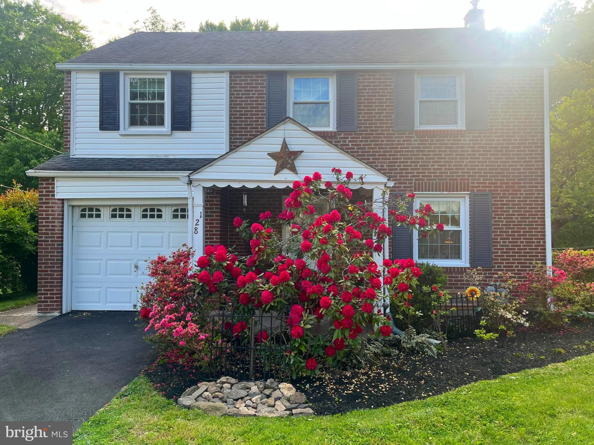 128 Boncouer Road Cheltenham, PA 19012 - Photo 2 of 31 Boncouer with azalea in bloom.