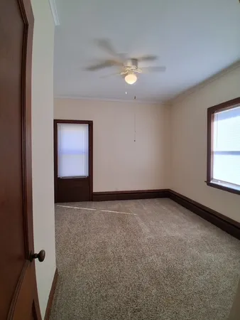 a kitchen with refrigerator cabinets and a counter top space