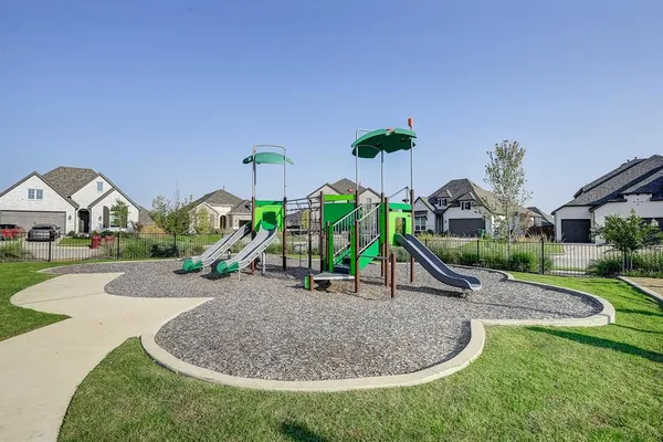 a view of outdoor space with playground