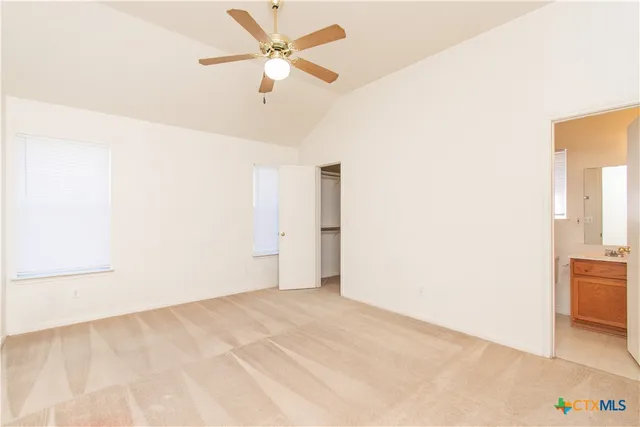 a view of an empty room