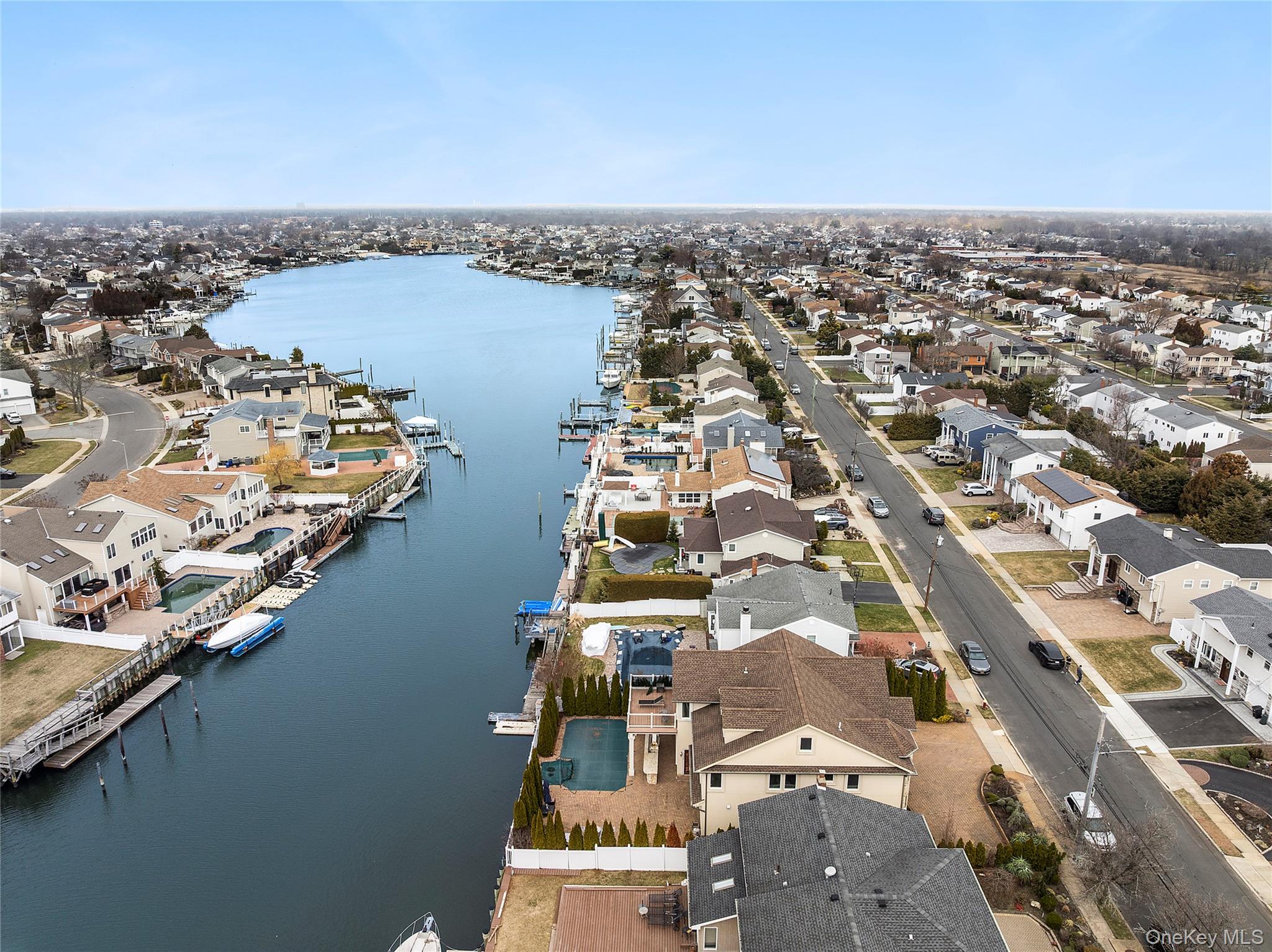 2904 Riverside Drive Wantagh, NY 11793 - Photo 4 of 19 an aerial view of a house with a lake view