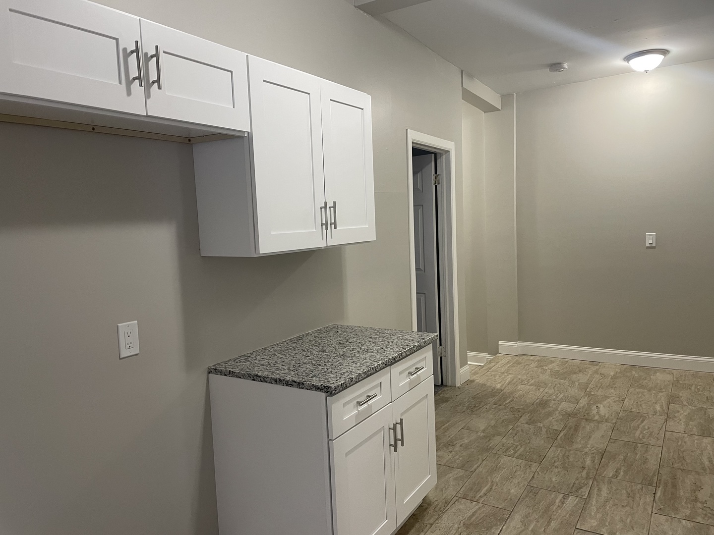 5145 South Lowe Avenue Chicago, IL 60609 - Photo 9 of 17 a kitchen with granite countertop white cabinets and a granite counter tops