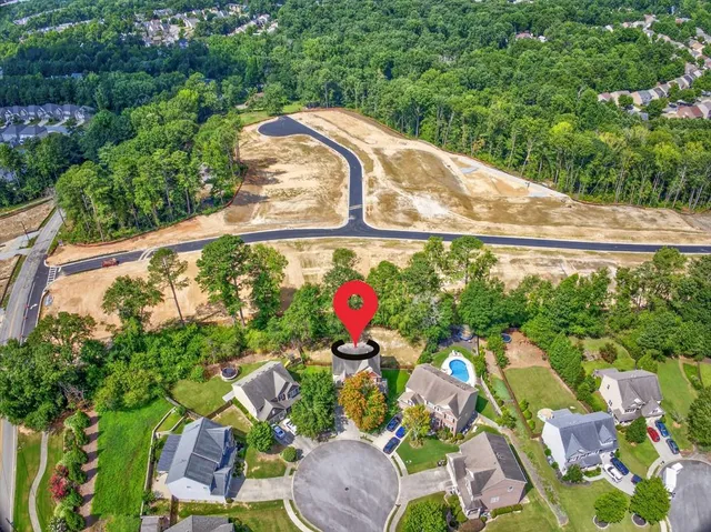 a view of swimming pool with a patio