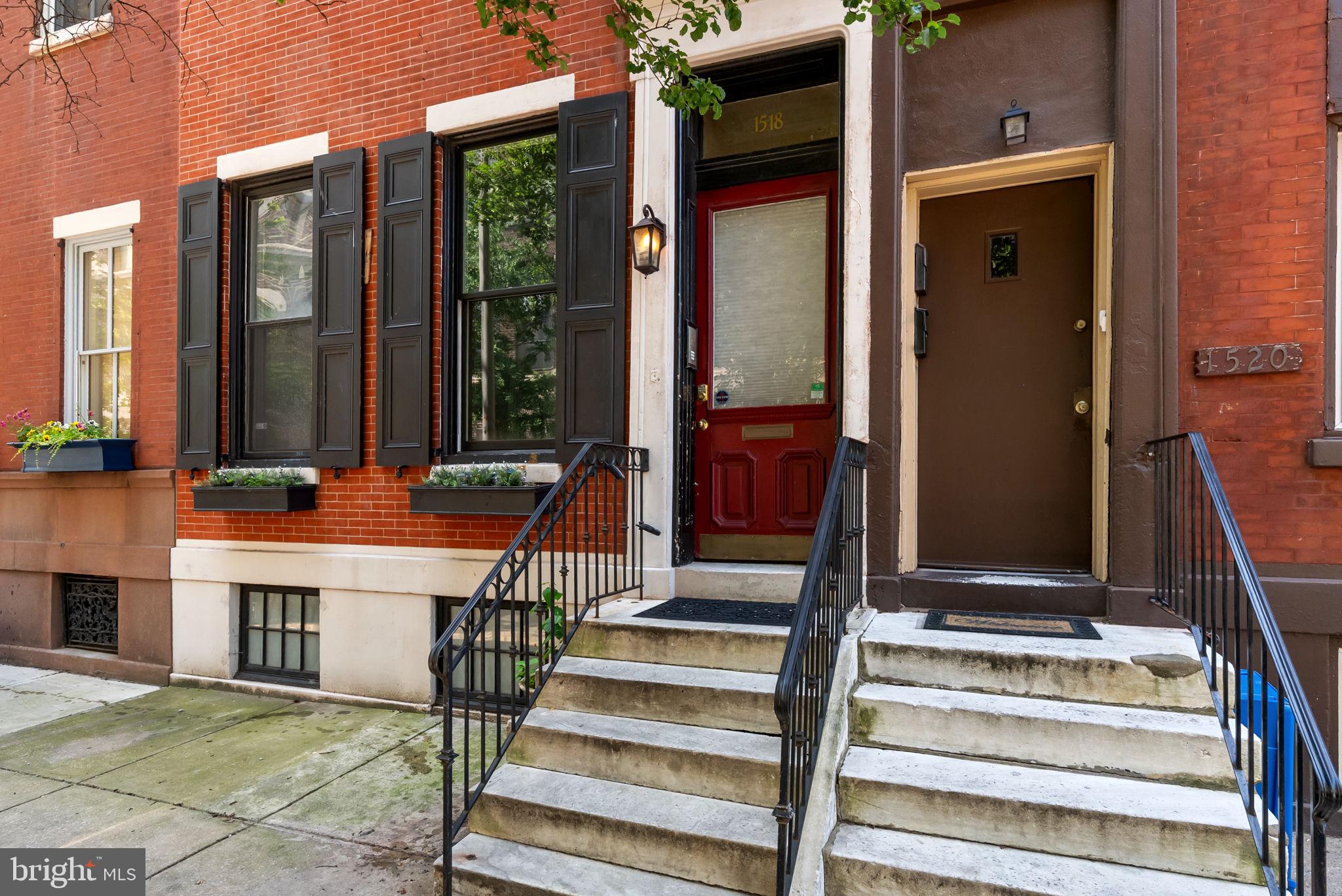1518 Mt Vernon Street, Unit 3 Philadelphia, PA 19130 - Photo 1 of 24 a view of staircase with railing and a rug