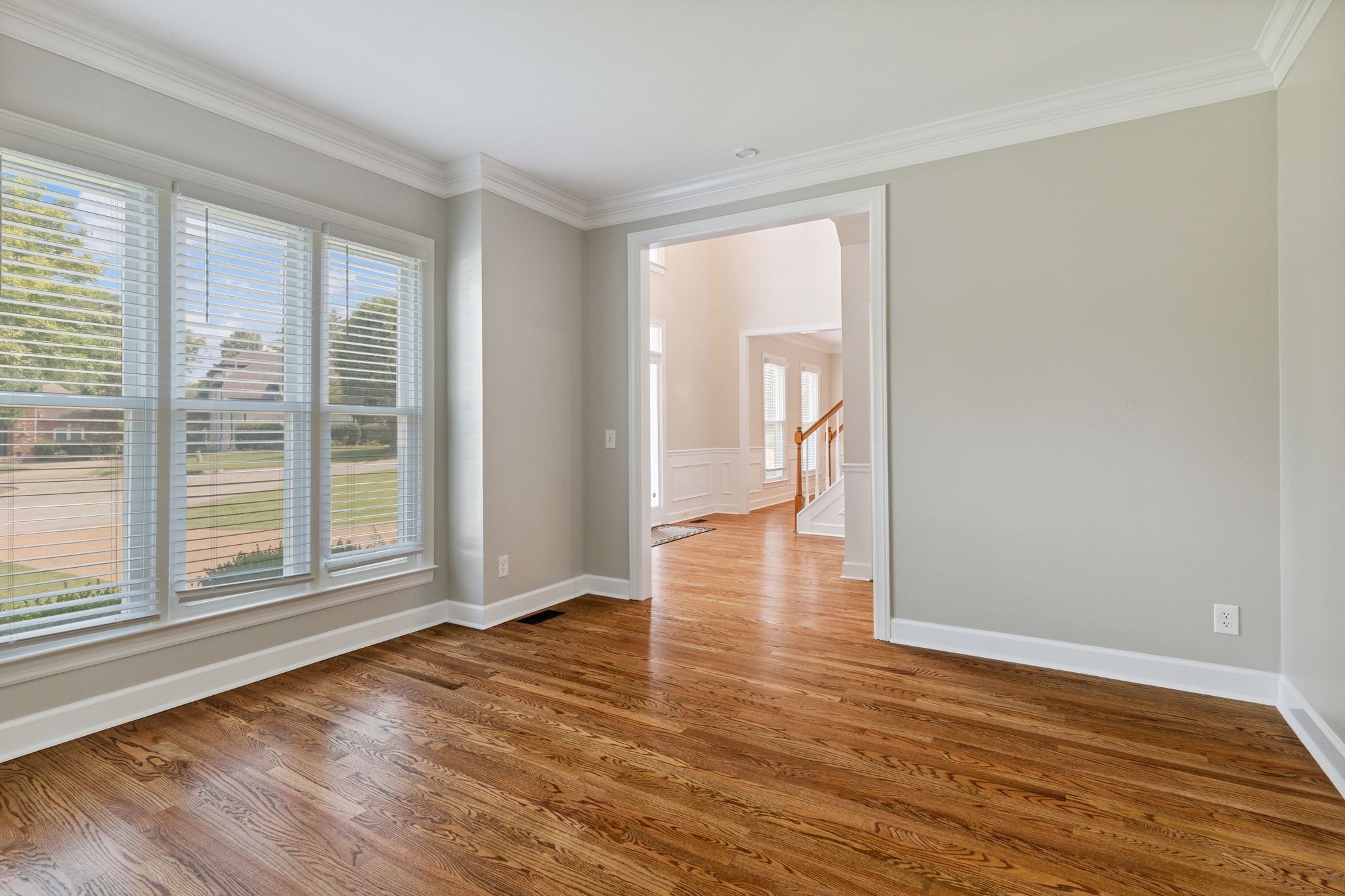 2105 Chels Way Old Hickory, TN 37138 - Photo 19 of 47 a view of empty room with wooden floor and fan