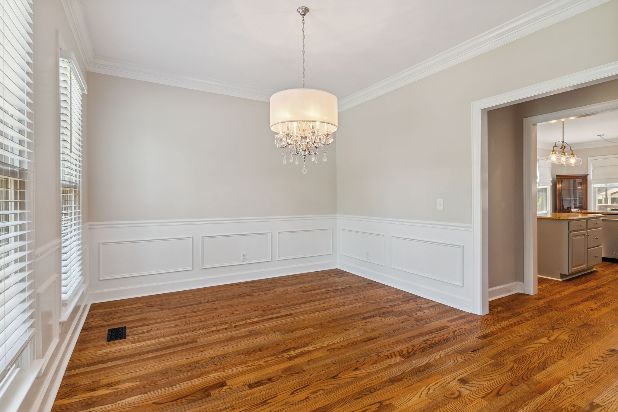 2105 Chels Way Old Hickory, TN 37138 - Photo 20 of 47 a room with a chandelier and wooden floor