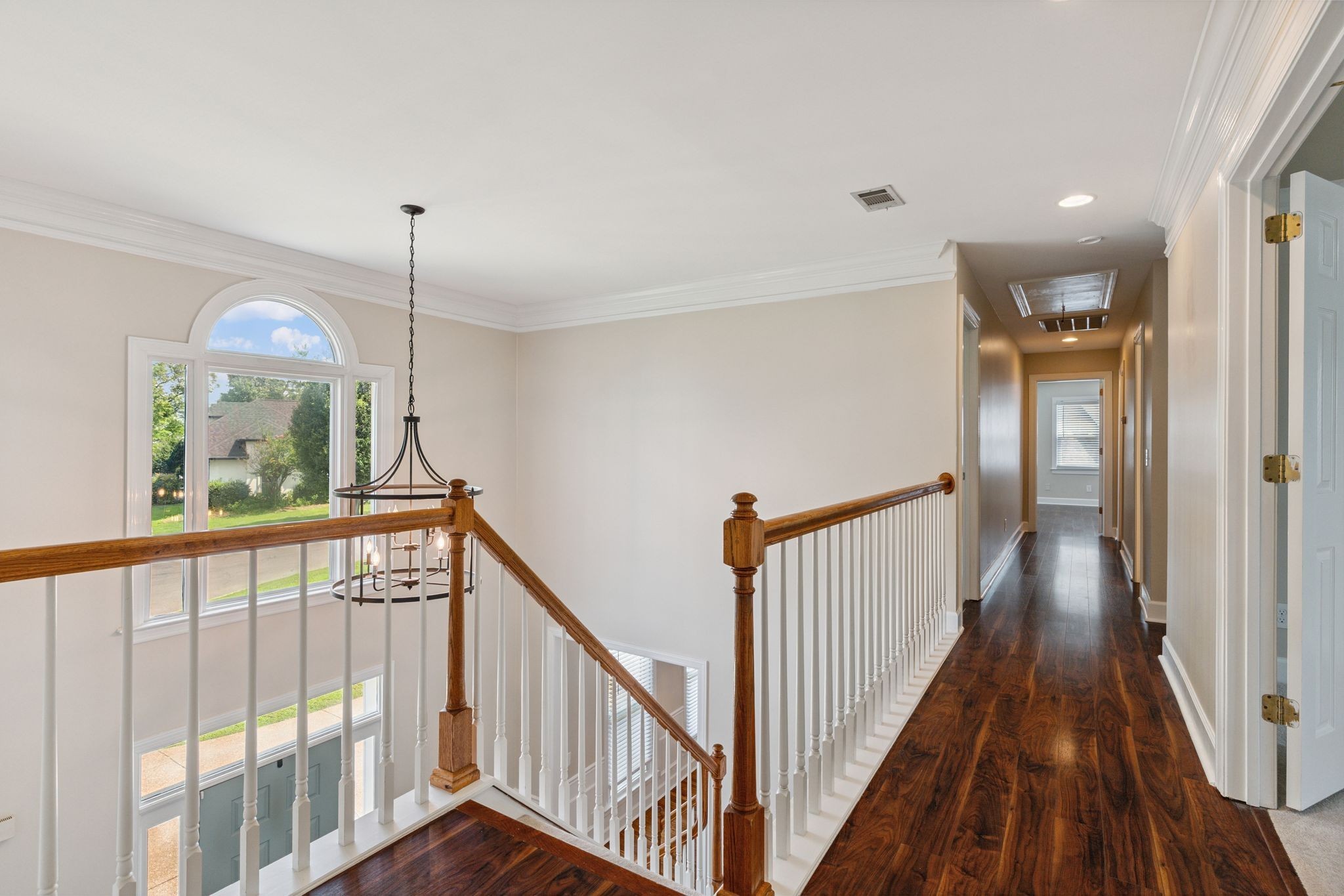 2105 Chels Way Old Hickory, TN 37138 - Photo 24 of 47 a view of a hallway with wooden floor and stairs