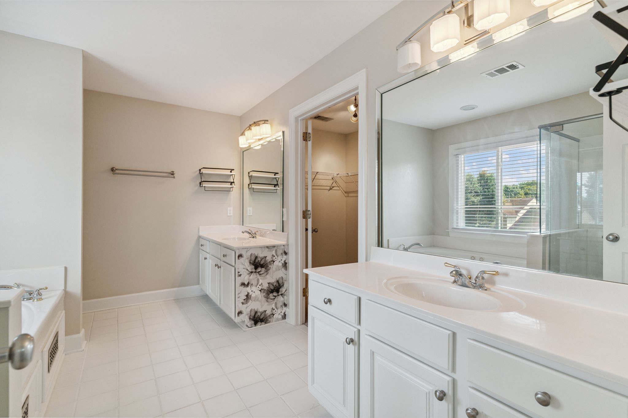 2105 Chels Way Old Hickory, TN 37138 - Photo 4 of 47 a bathroom with a double vanity sink mirror and shower