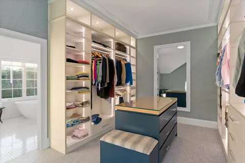 a room with furniture and a window