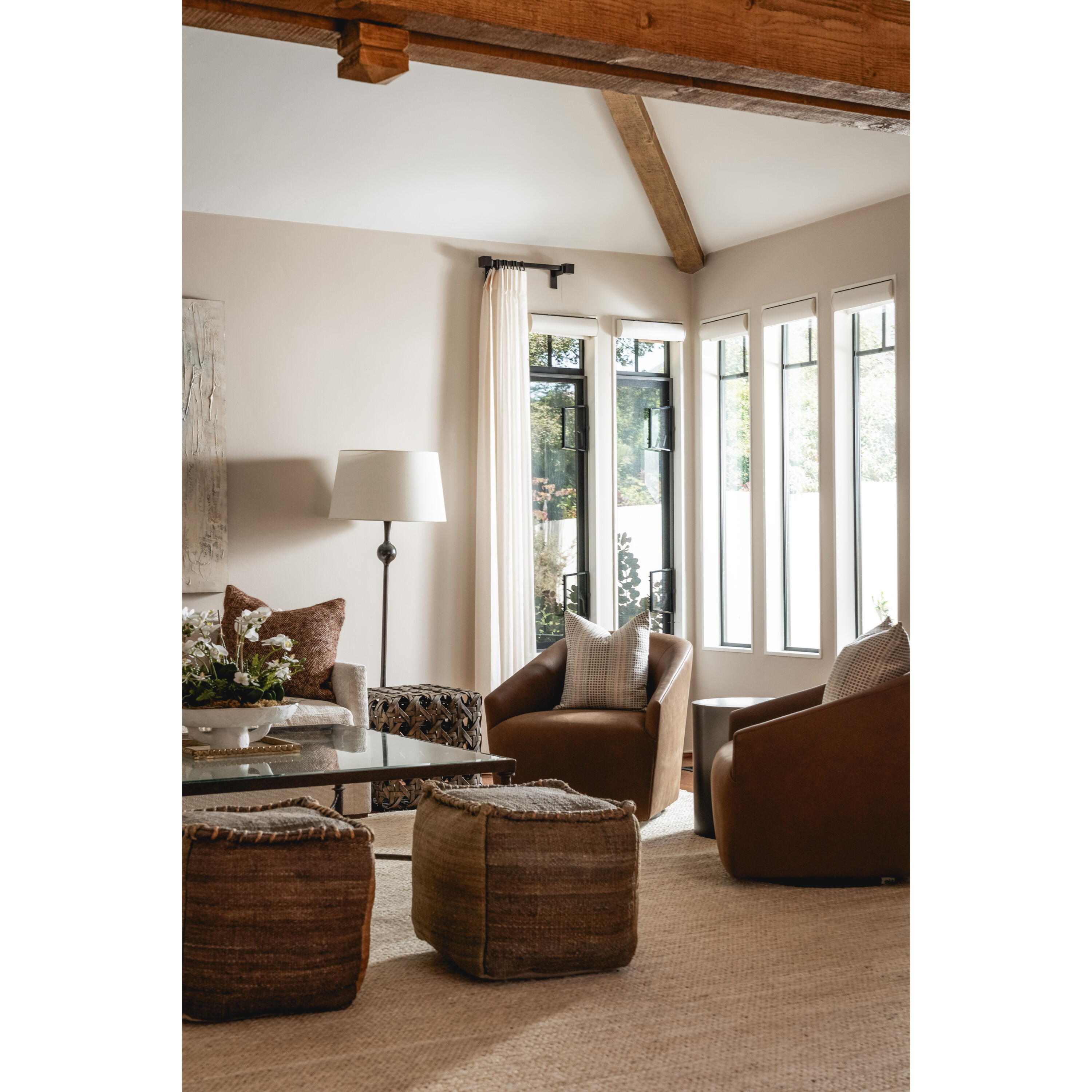 840 Ivy Lane Montecito, CA 93108 - Photo 14 of 57 a living room with furniture and large windows