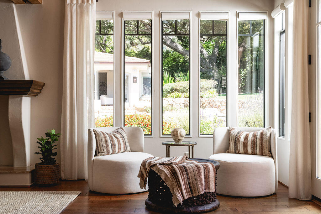 840 Ivy Lane Montecito, CA 93108 - Photo 17 of 57 a living room with furniture and a large window