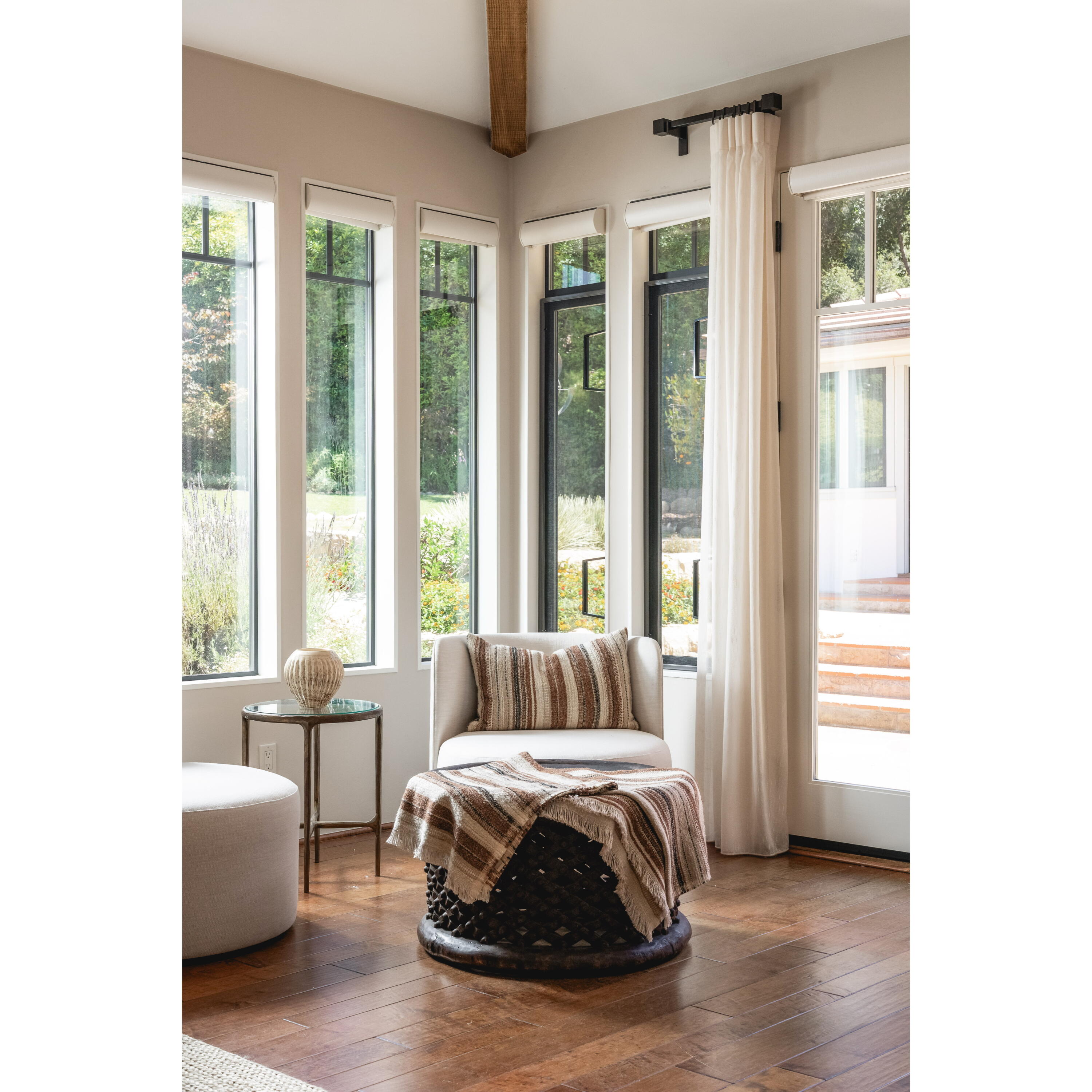840 Ivy Lane Montecito, CA 93108 - Photo 18 of 57 a living room with furniture and a large window