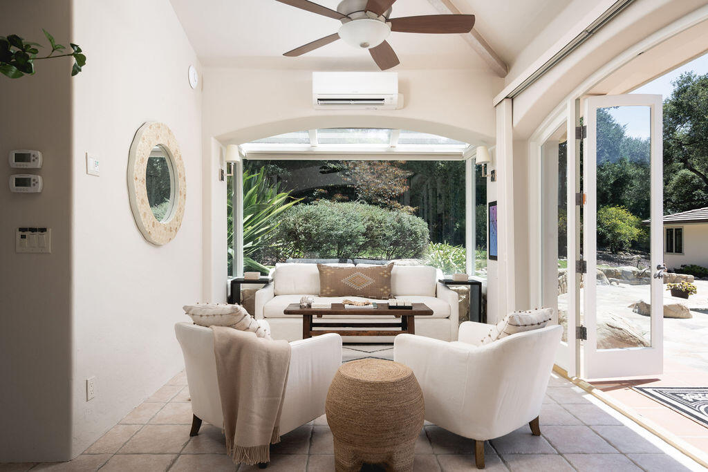 840 Ivy Lane Montecito, CA 93108 - Photo 54 of 57 a living room with furniture and a large window