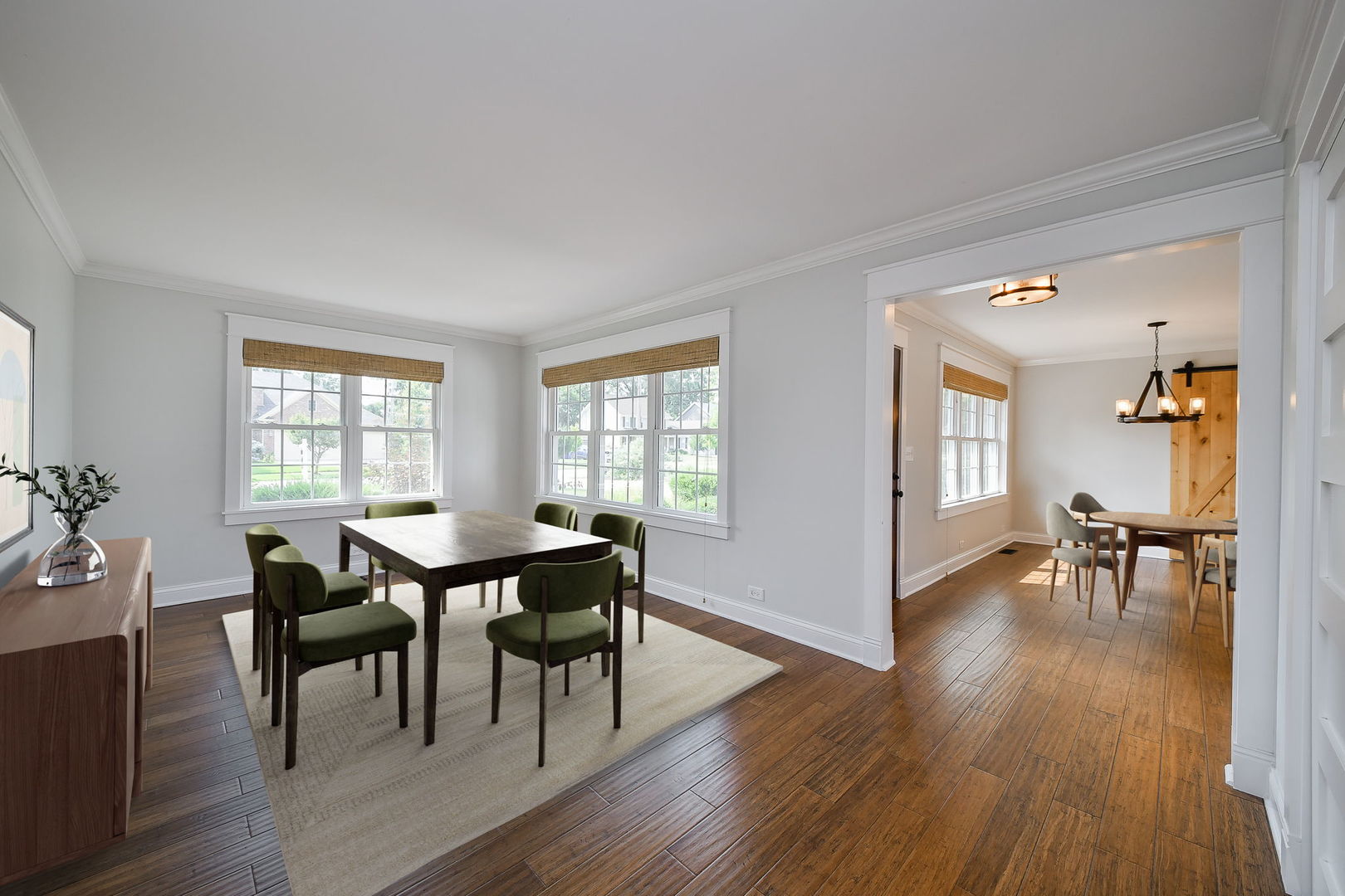 1845 Howard Street Wheaton, IL 60187 - Photo 10 of 29 a view of a a dining room with furniture window and wooden floor
