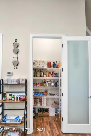 a cabinet with a book shelf