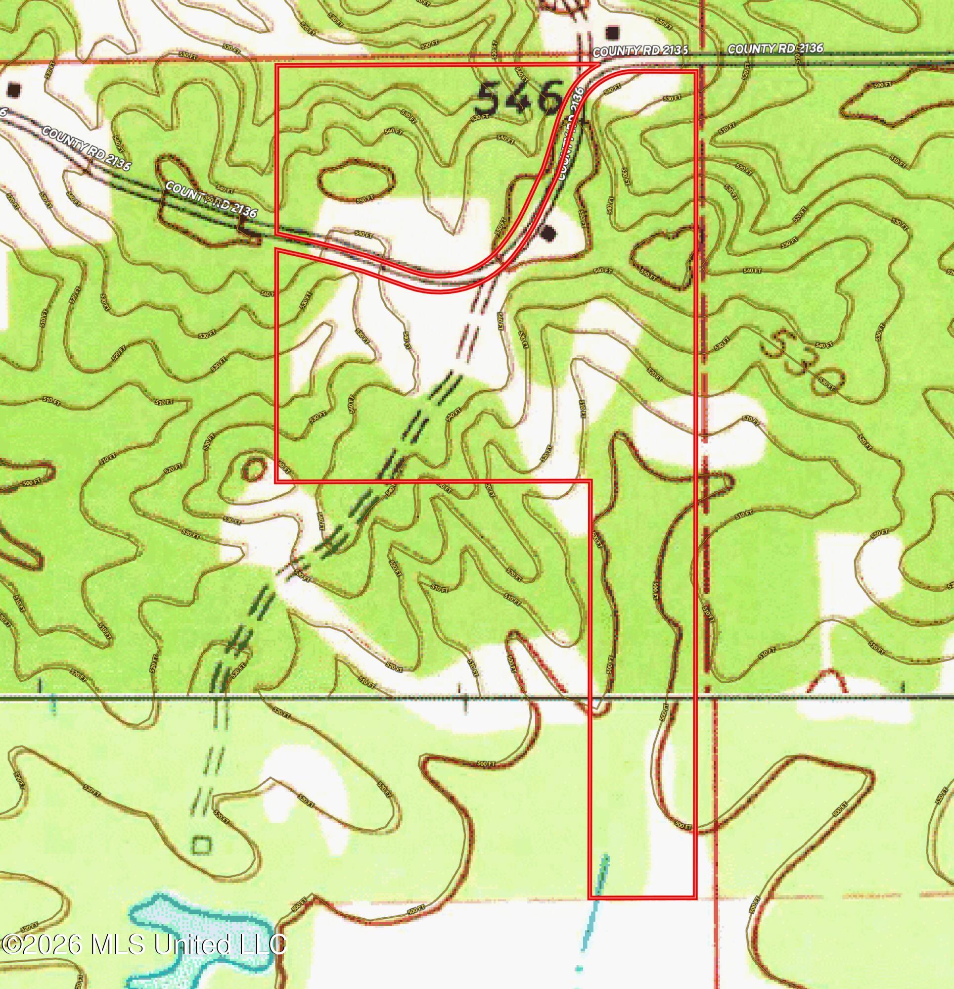 2136 Co Road McCool, MS 39108 - Photo 28 of 29 Attala 50 Topo