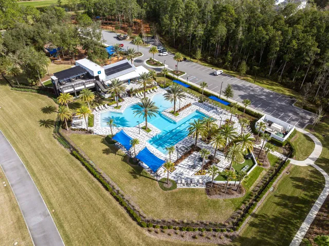 a view of a swimming pool