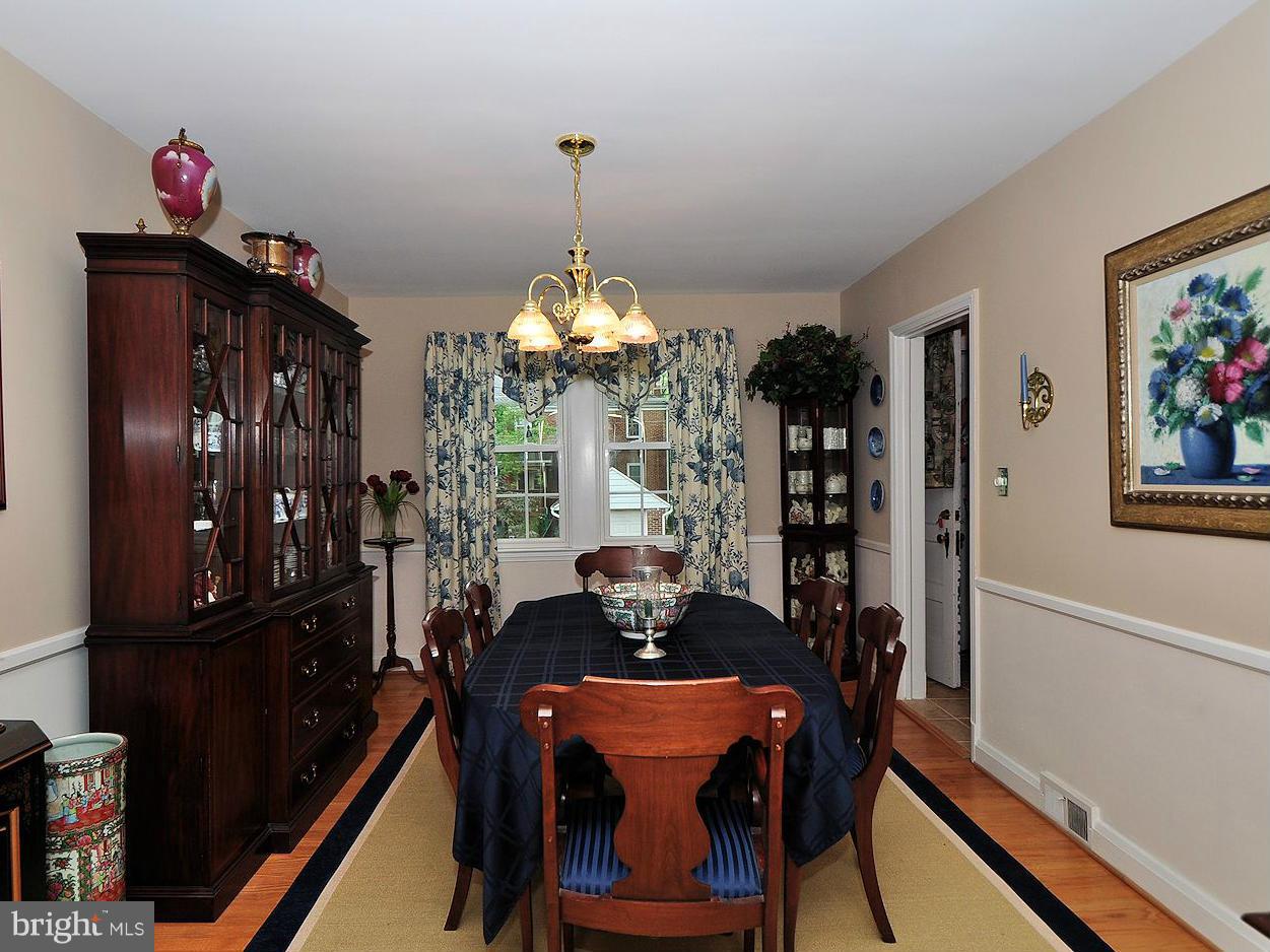 104 Overbrook Road Baltimore, MD 21212 - Photo 9 of 27 a dining room with furniture and chandelier