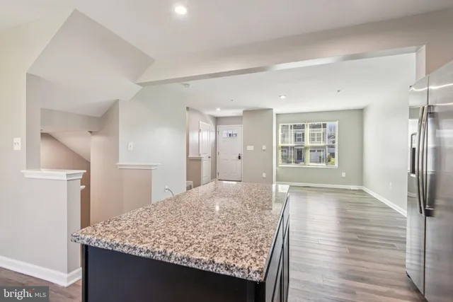 a view of kitchen and utility room