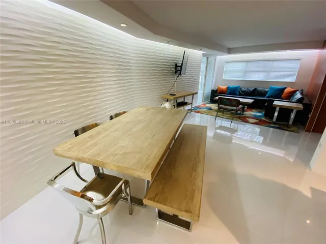 a room with gym equipment