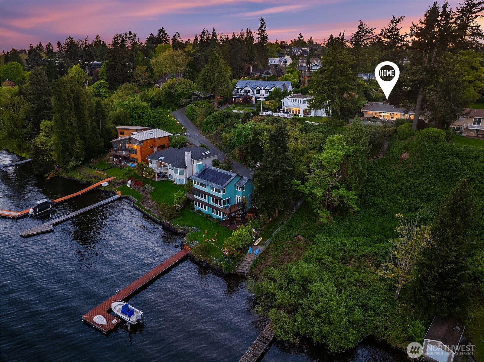 6555 Northeast Windermere Road Seattle, WA 98105 - Photo 3 of 40 an aerial view of a house with a garden
