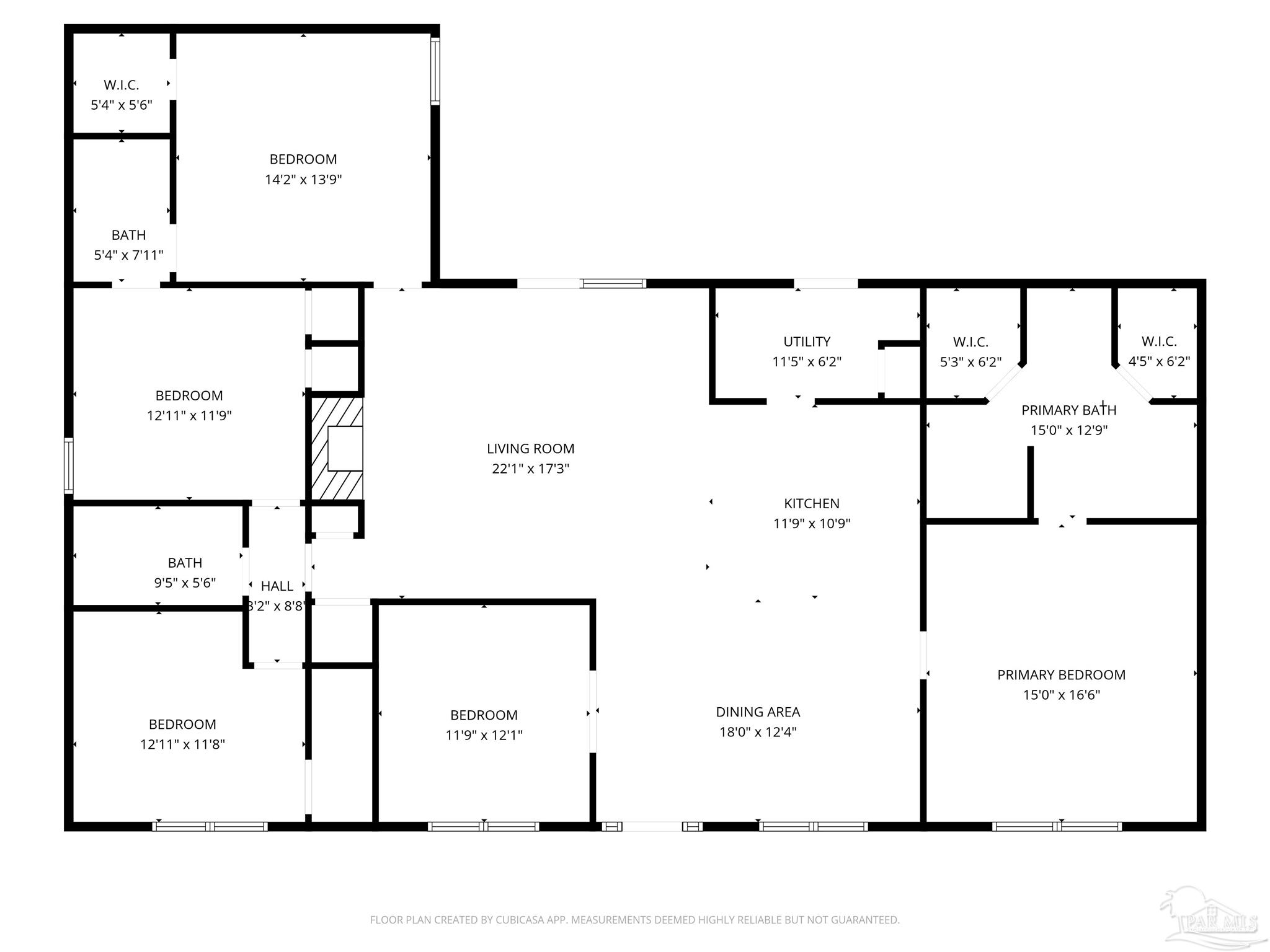 4363 Morristown Road Jay, FL 32565 - Photo 34 of 37 a picture of a floor plan
