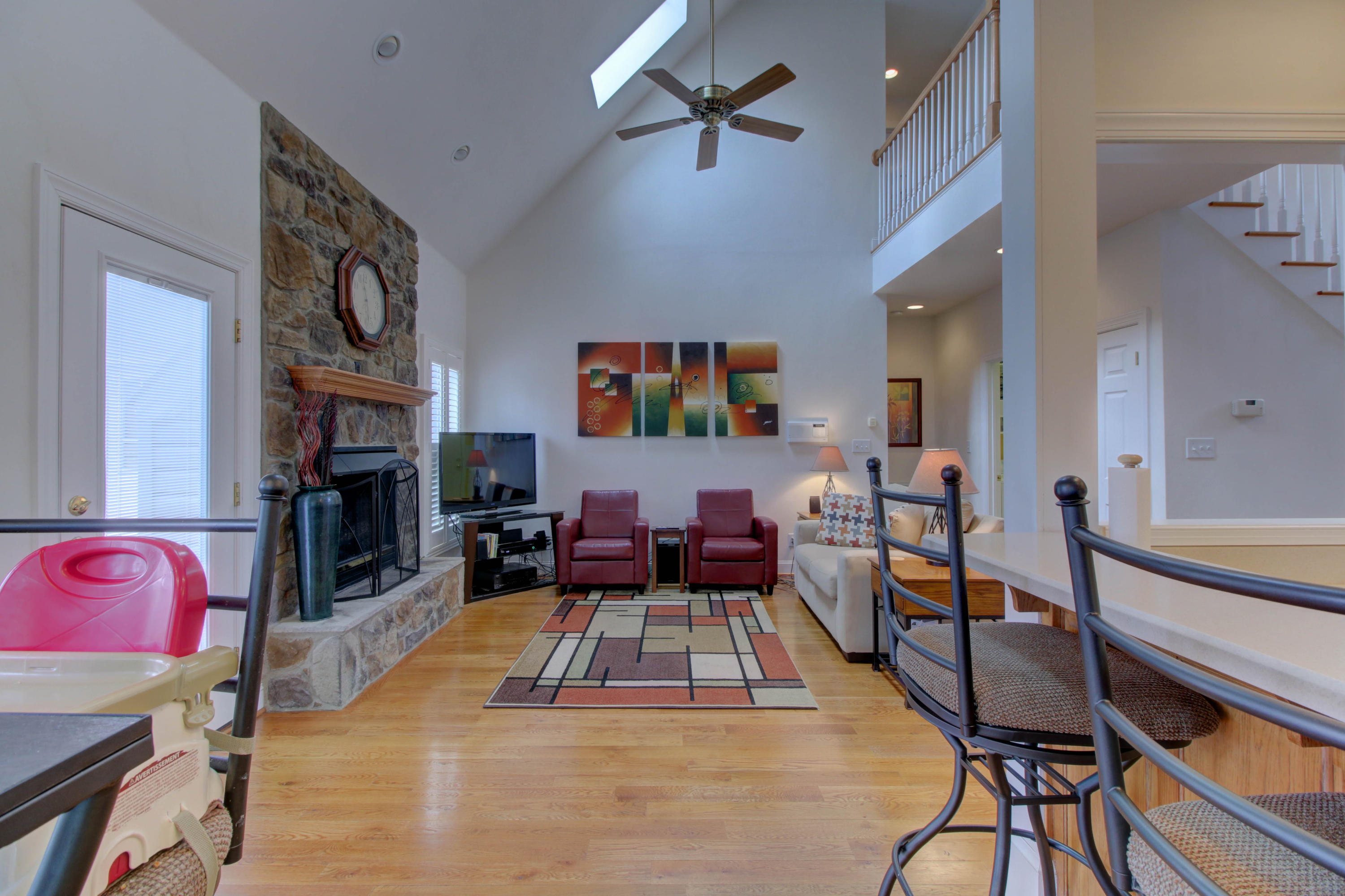 80 Cobblestone Drive Blue Ridge, VA 24064 - Photo 16 of 59 a living room with furniture and a flat screen tv