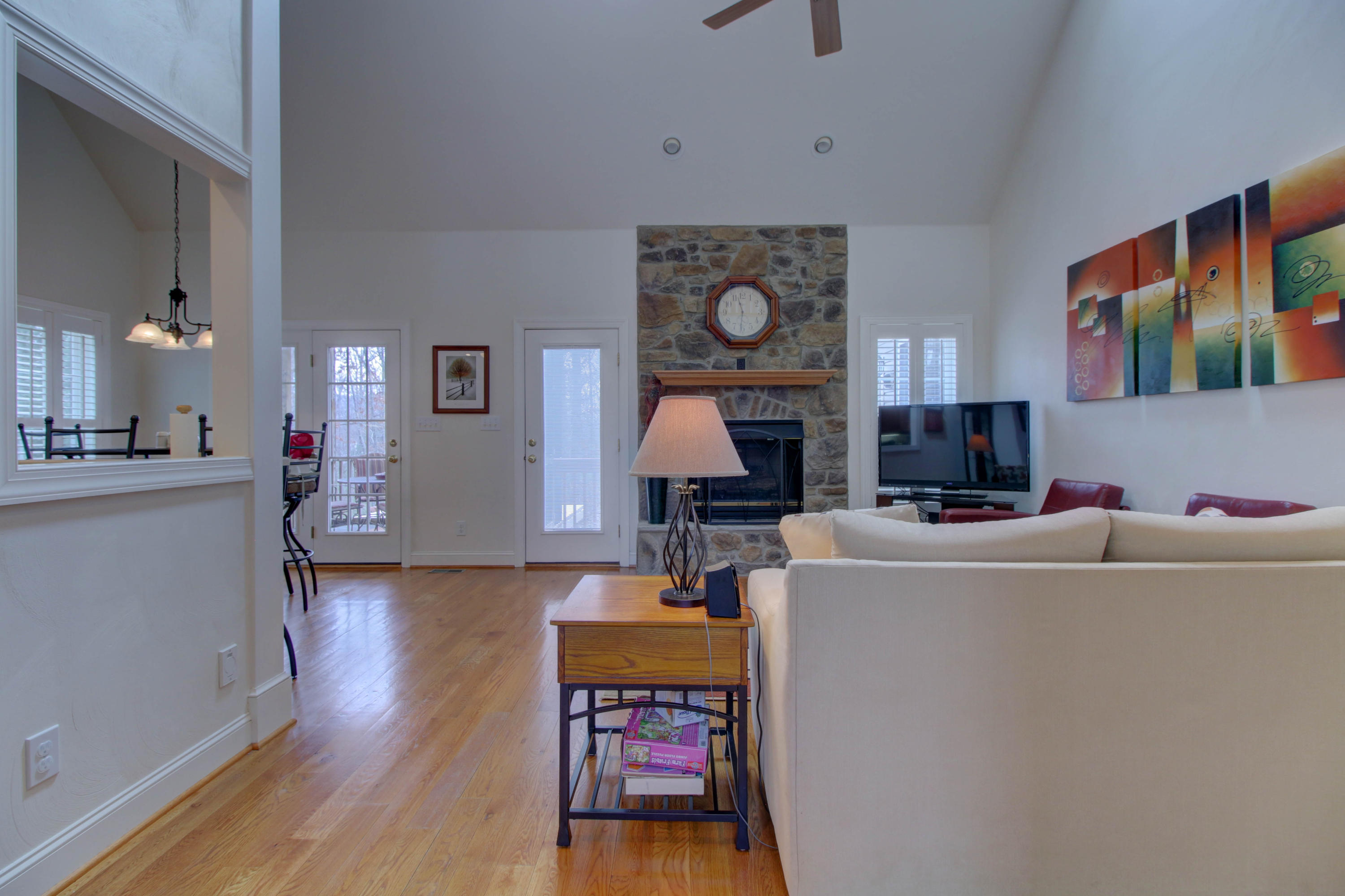 80 Cobblestone Drive Blue Ridge, VA 24064 - Photo 21 of 59 a living room with furniture and a fireplace