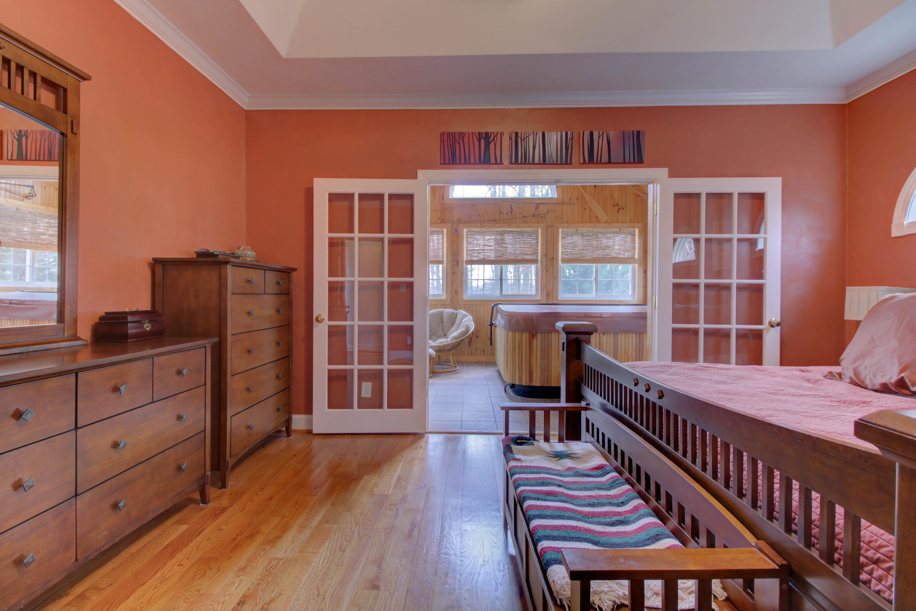 80 Cobblestone Drive Blue Ridge, VA 24064 - Photo 25 of 59 a bedroom with furniture and wooden floor