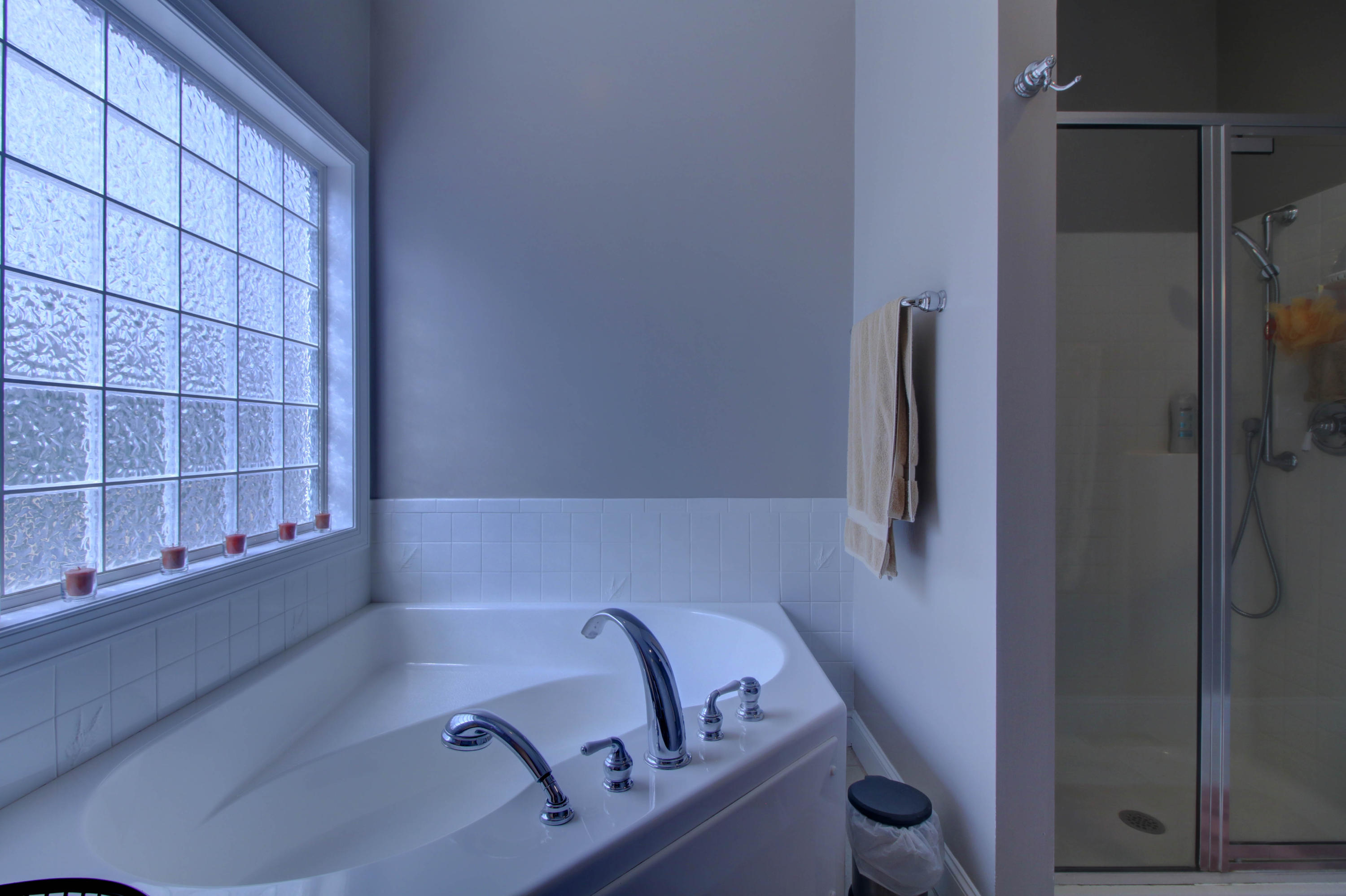 80 Cobblestone Drive Blue Ridge, VA 24064 - Photo 30 of 59 a bathroom with a bathtub and a window