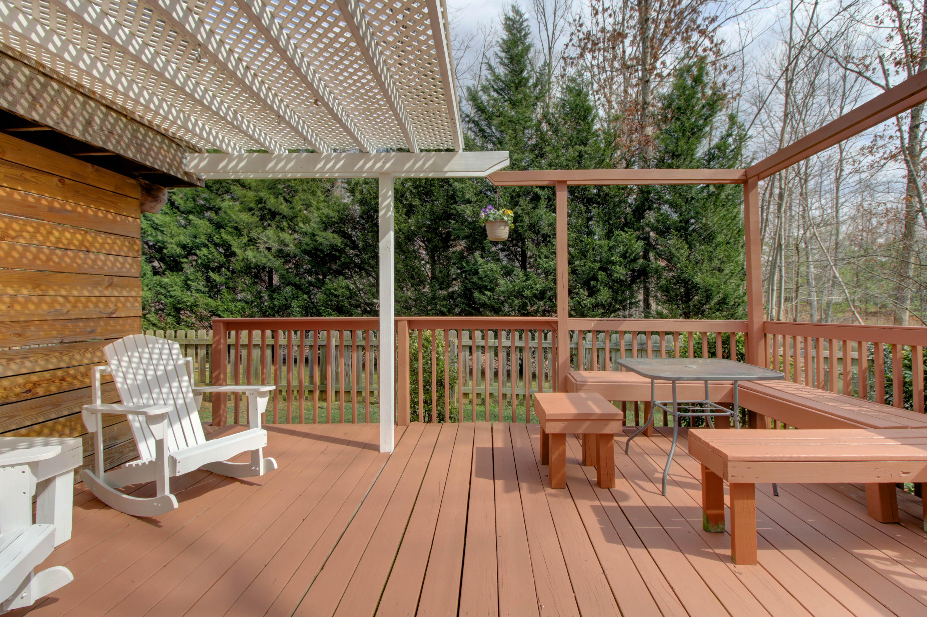 80 Cobblestone Drive Blue Ridge, VA 24064 - Photo 51 of 59 a view of a chair and table on the deck