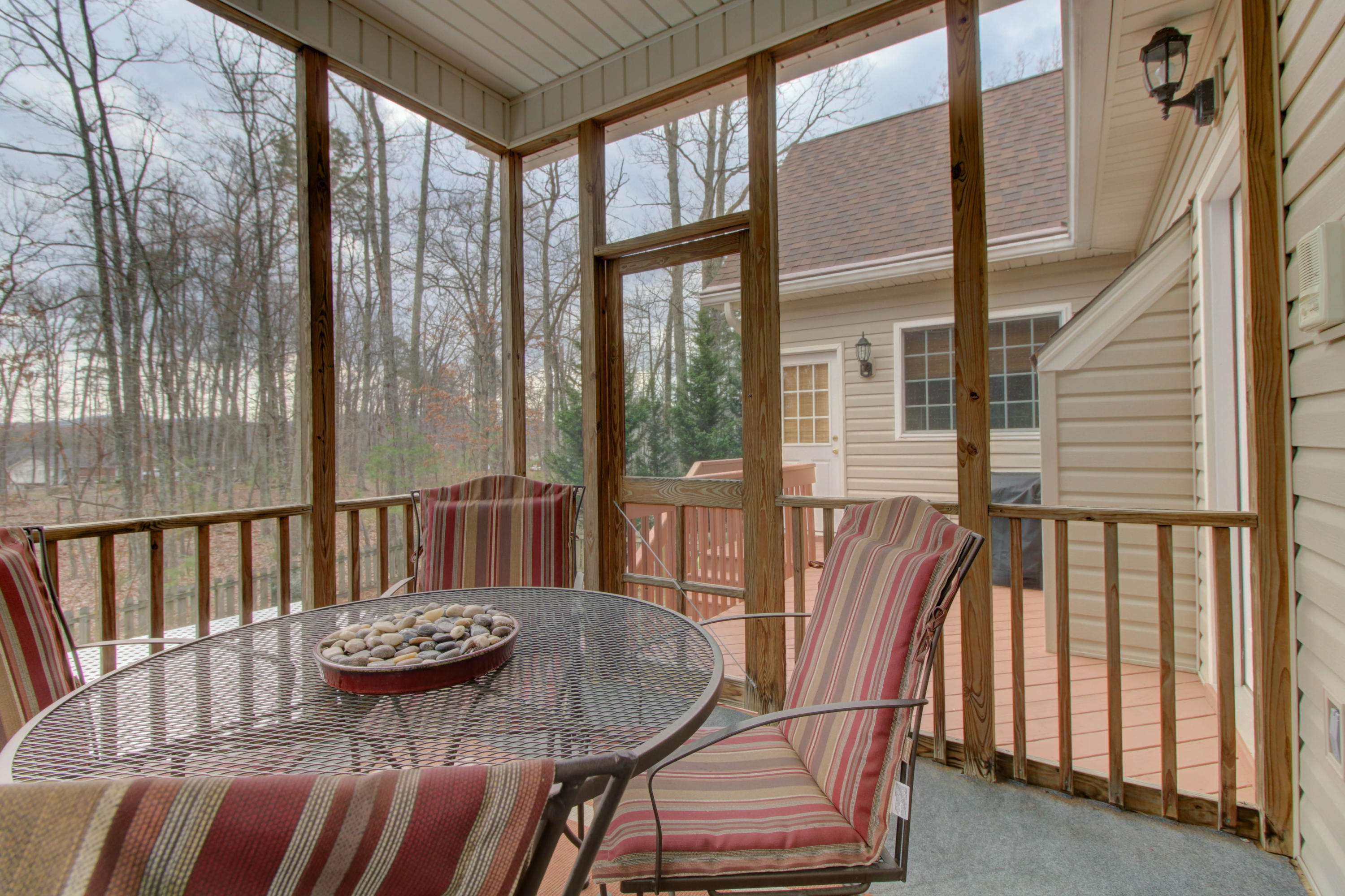 80 Cobblestone Drive Blue Ridge, VA 24064 - Photo 55 of 59 a view of a dining room with furniture window and outside view