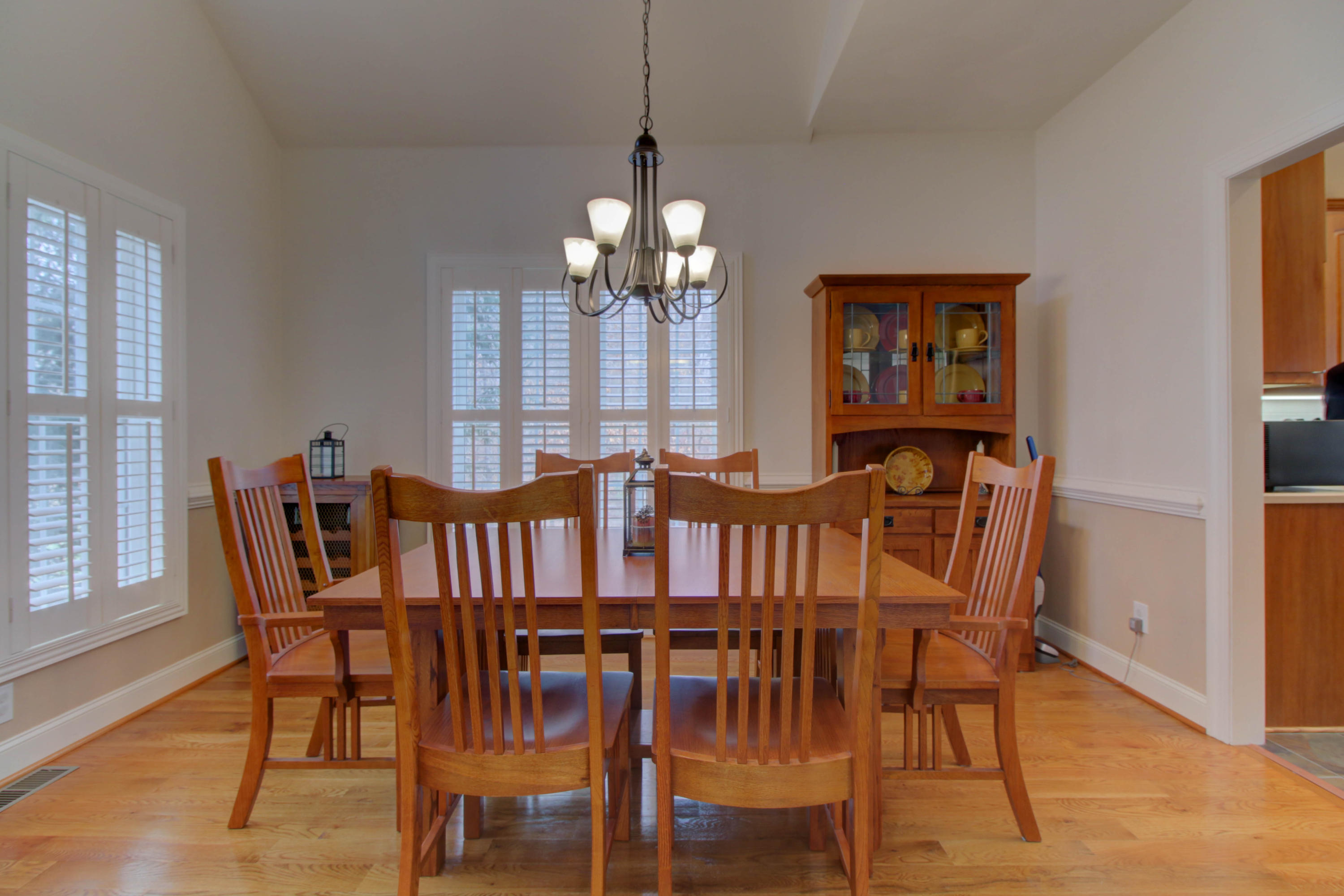 80 Cobblestone Drive Blue Ridge, VA 24064 - Photo 10 of 59 a view of a dining room with furniture window and wooden floor