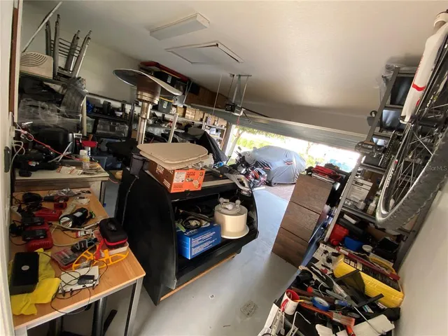 a view of storage and utility room