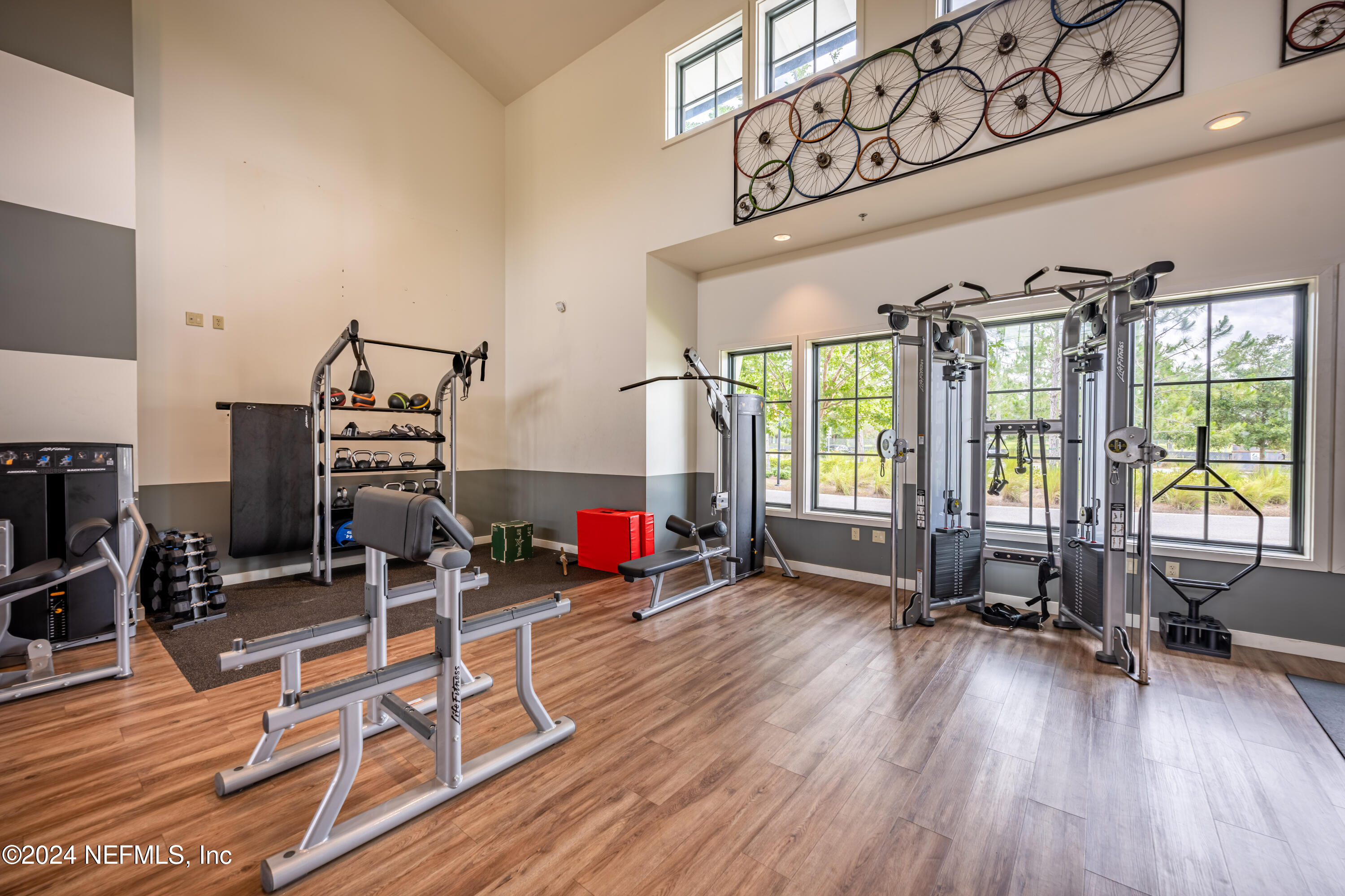 191 Bluegrass Way St. Augustine, FL 32092 - Photo 33 of 62 a view of a room with gym equipment