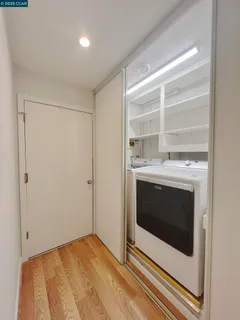 a room with a fireplace