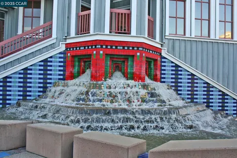 a front view of a building