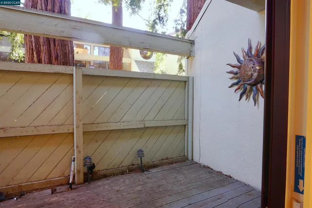 a view of front door