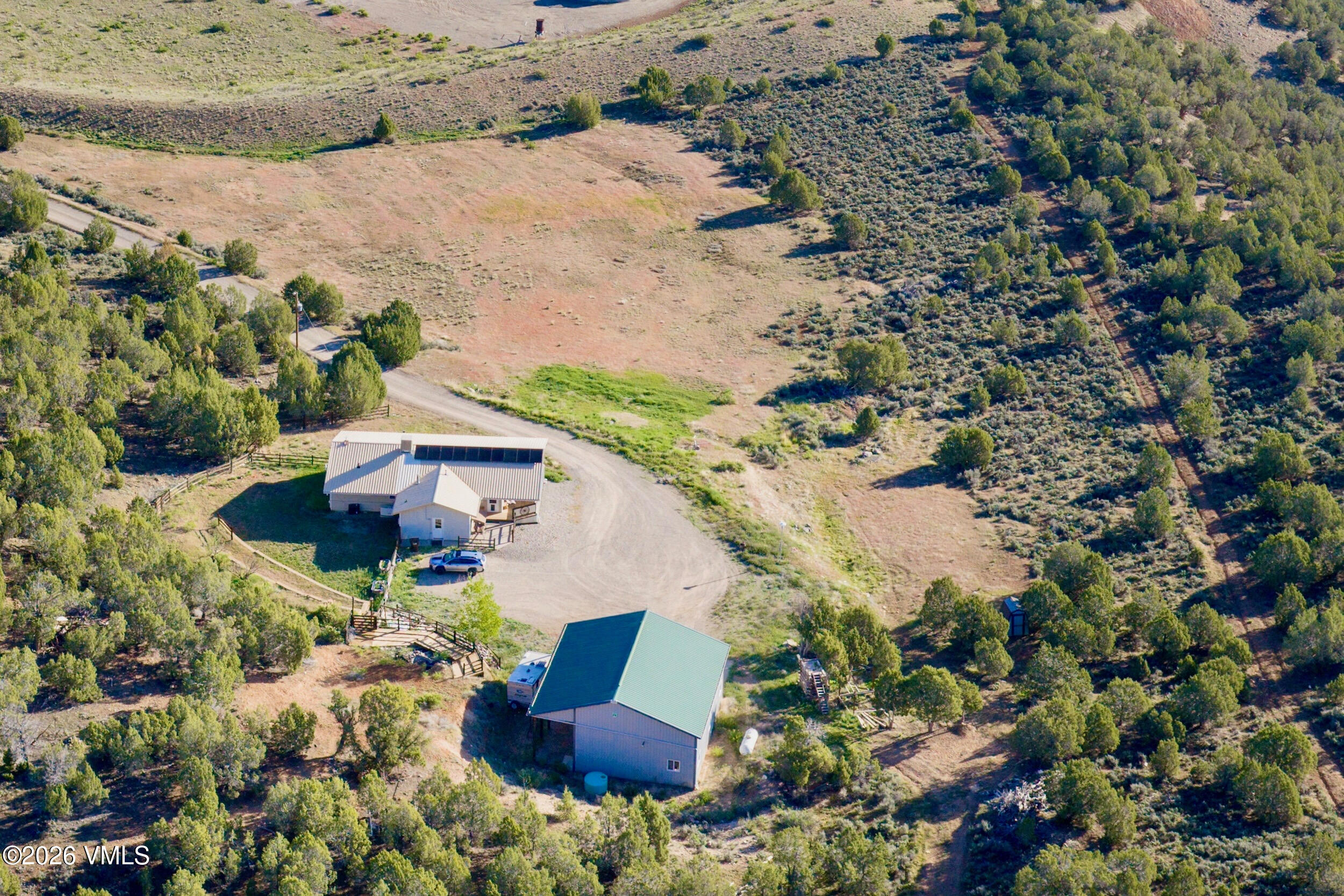 59 County Road 317 Rifle, CO 81650 - Photo 23 of 70 Home & Shop Aerial