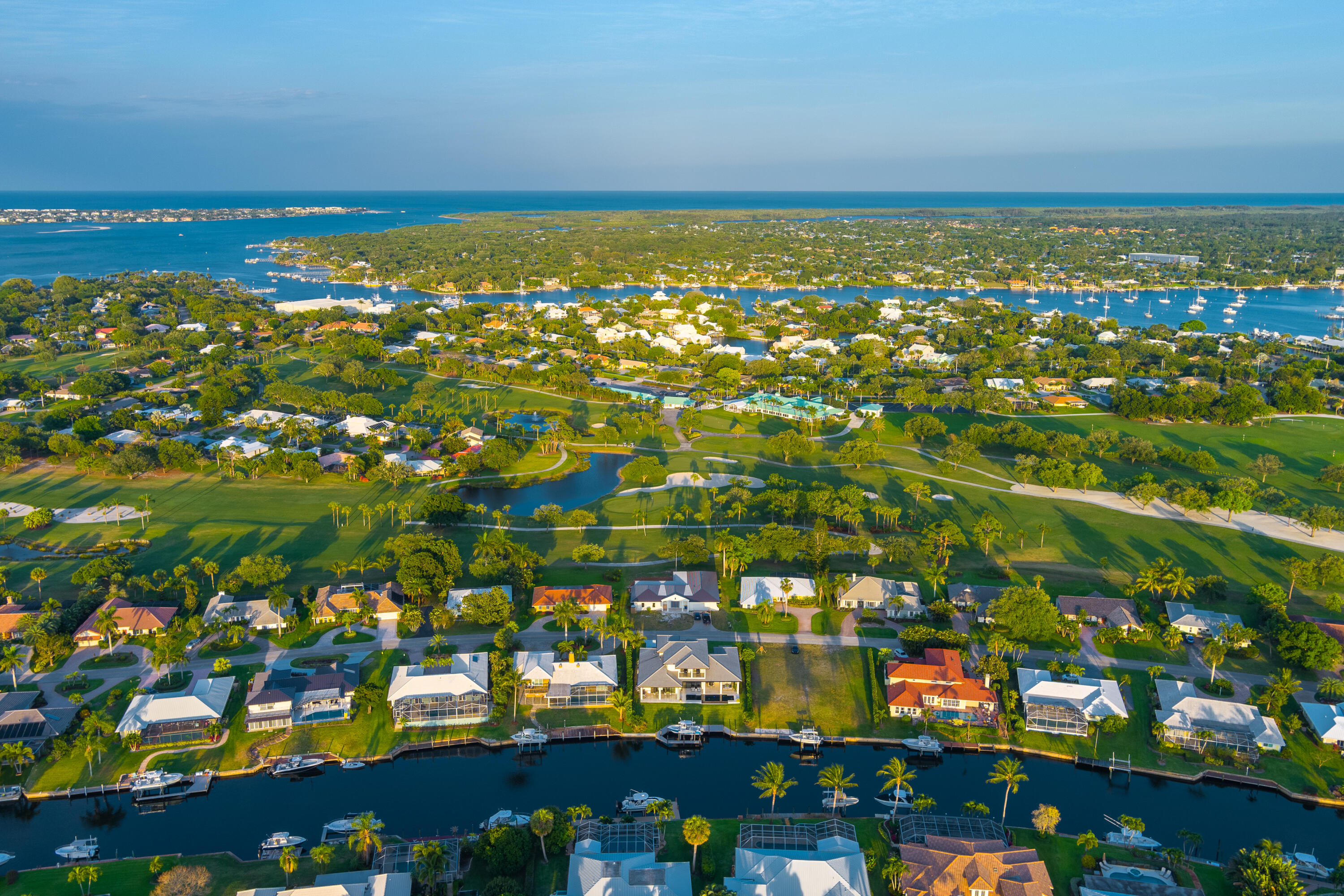 3142 Southeast Fairway West Stuart, FL 34997 - Photo 34 of 38 a view of city with ocean