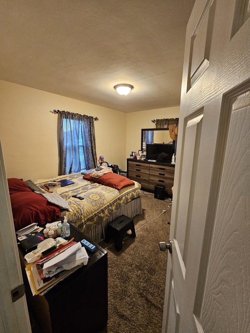 239 South McLean Boulevard Elgin, IL 60123 - Photo 14 of 30 a bedroom with a bed and a flat screen tv
