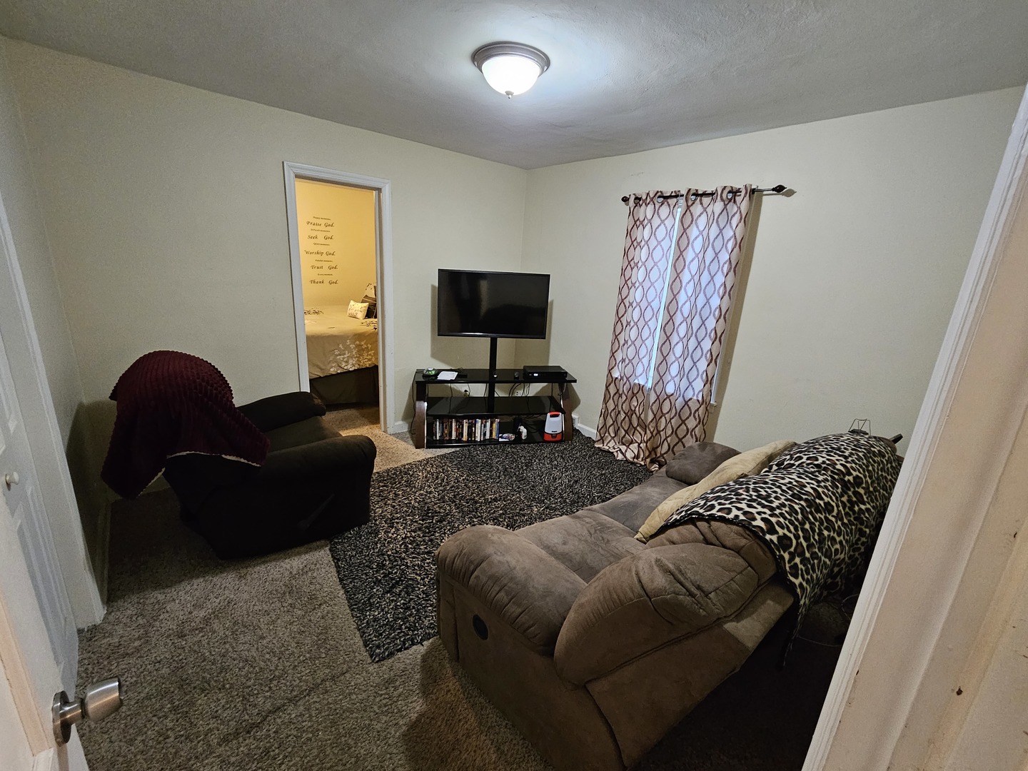 239 South McLean Boulevard Elgin, IL 60123 - Photo 16 of 30 a living room with furniture and a flat screen tv
