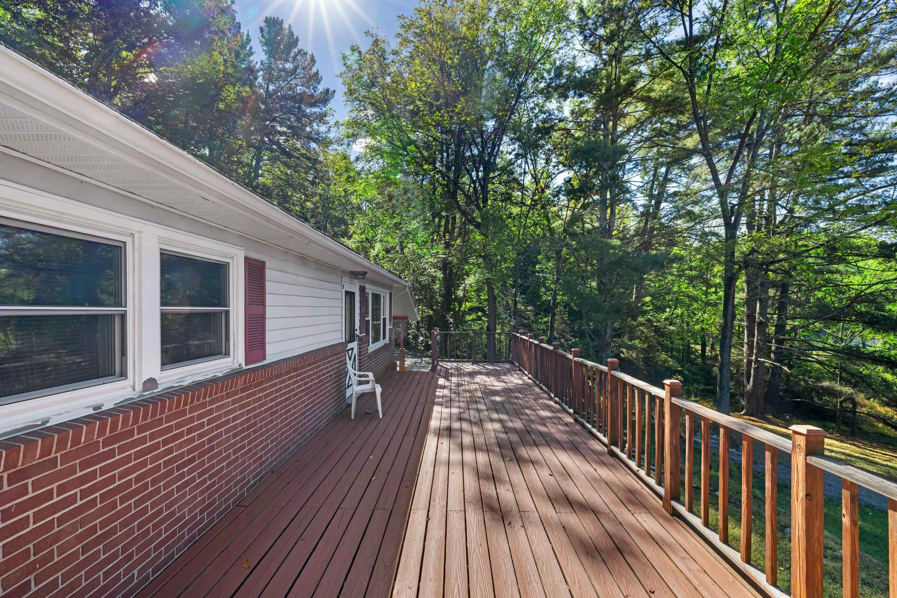2106 Laurel Hill Road Staunton, VA 24401 - Photo 25 of 46 a view of deck with wooden floor and outdoor space