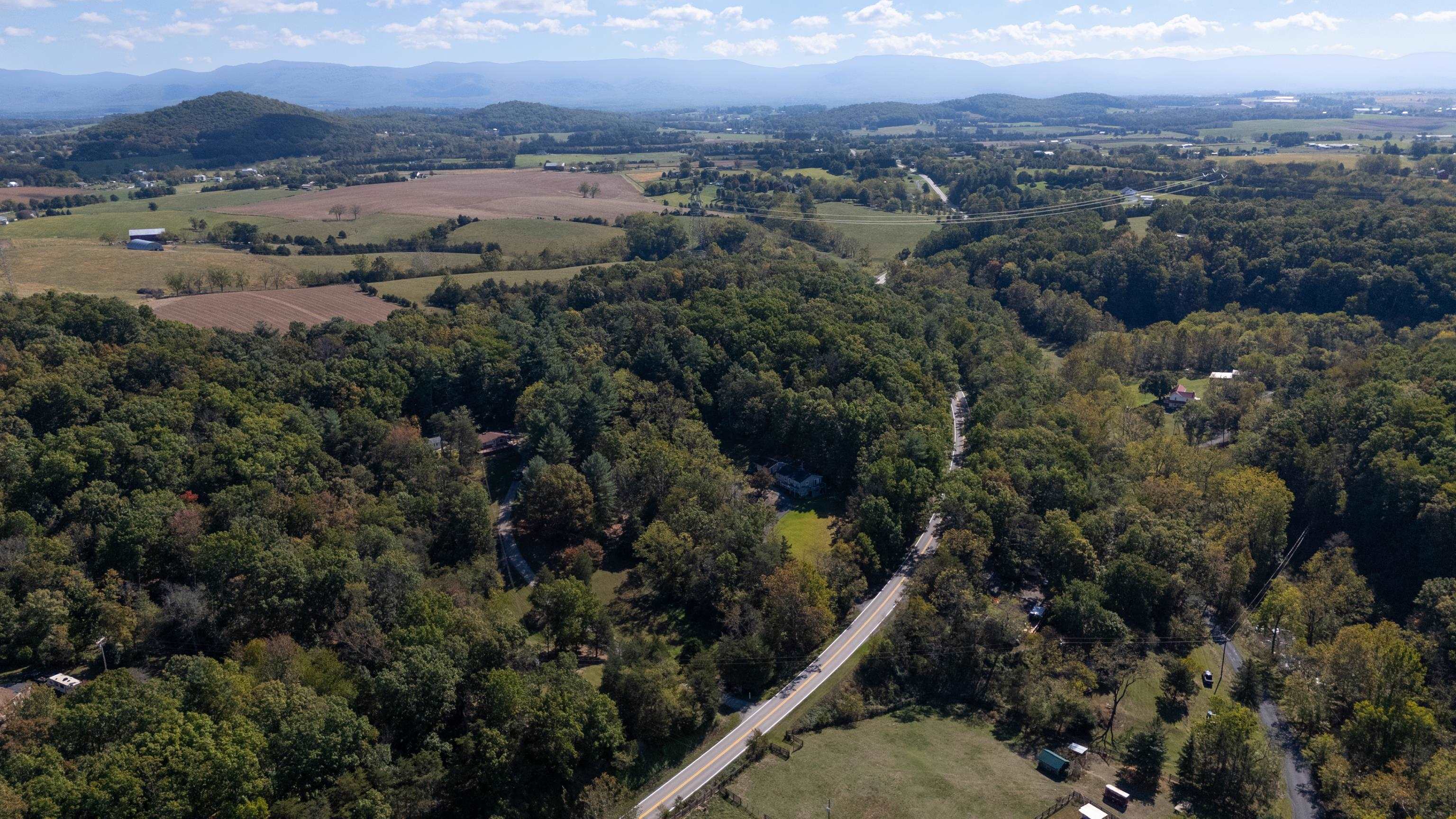 2106 Laurel Hill Road Staunton, VA 24401 - Photo 46 of 46 an aerial view of house with yard and mountain view