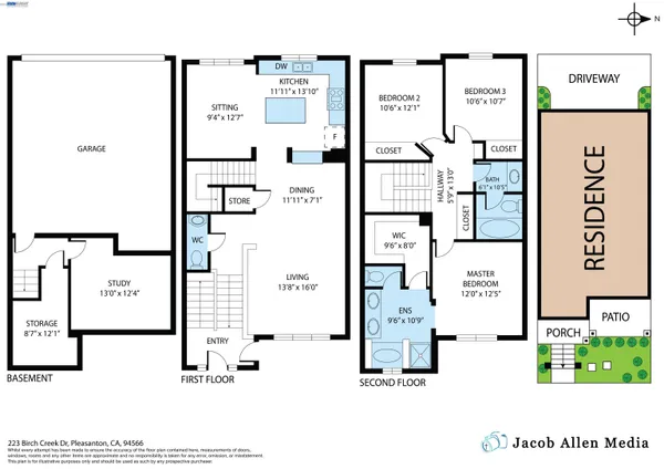 $1,195,000 | 223 Birch Creek Drive, Pleasanton, CA 94566