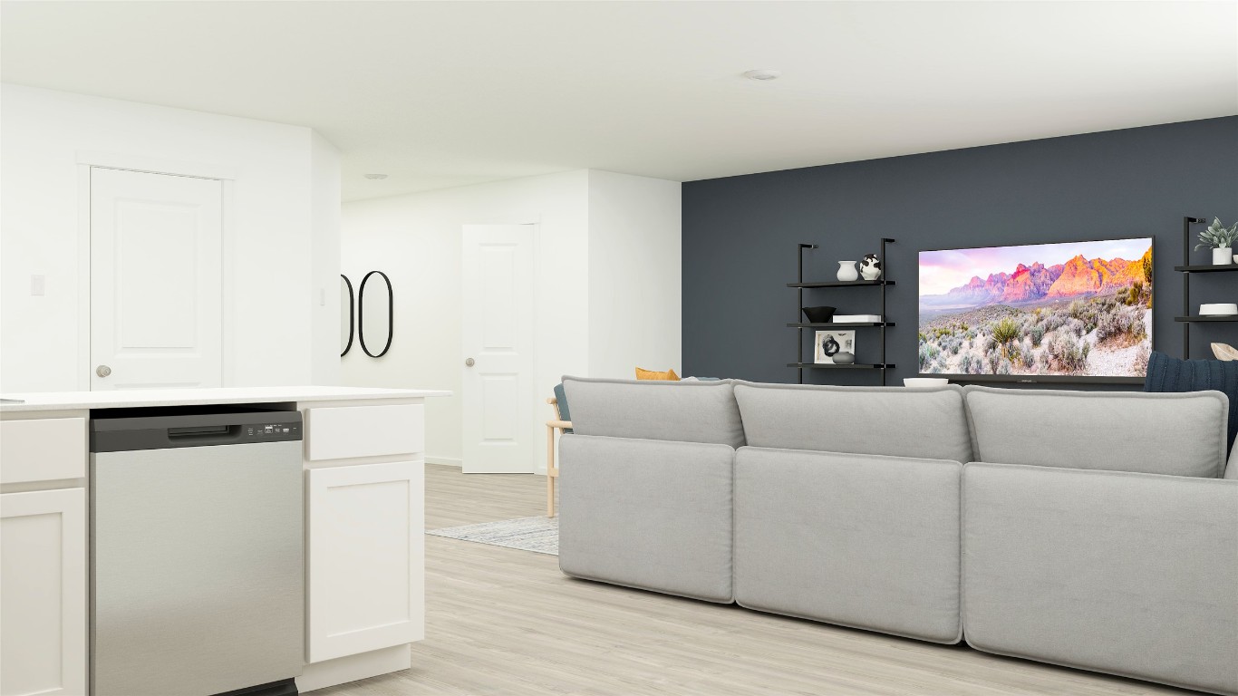 412 Rueben Avenue Holland, TX 76534 - Photo 13 of 33 a living room with furniture and a flat screen tv