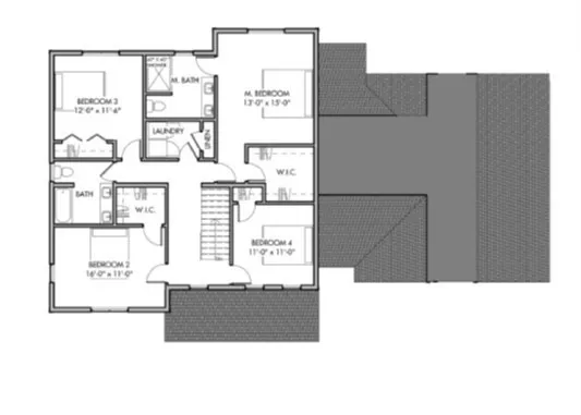 a view of a hallway and dining room with wooden floor